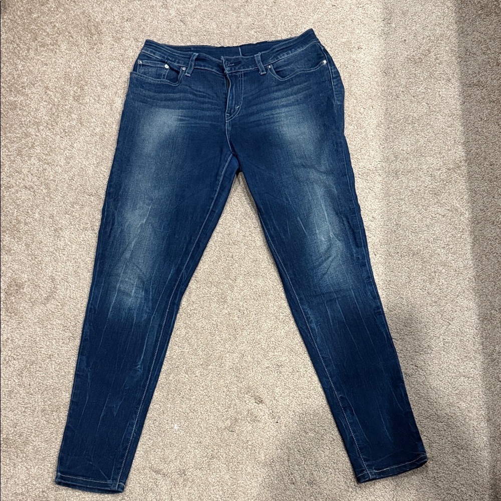 Levi's Navy Skinny Jeans